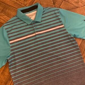 Nike Golf Mens striped Golf Polo. Size S.